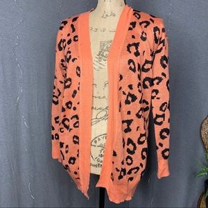 Cheetah Print Cardigan